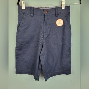 Bundle Only: Wonder Nation Boys Blue Flat‎ Front Shorts Stretch  Size 14 Husky